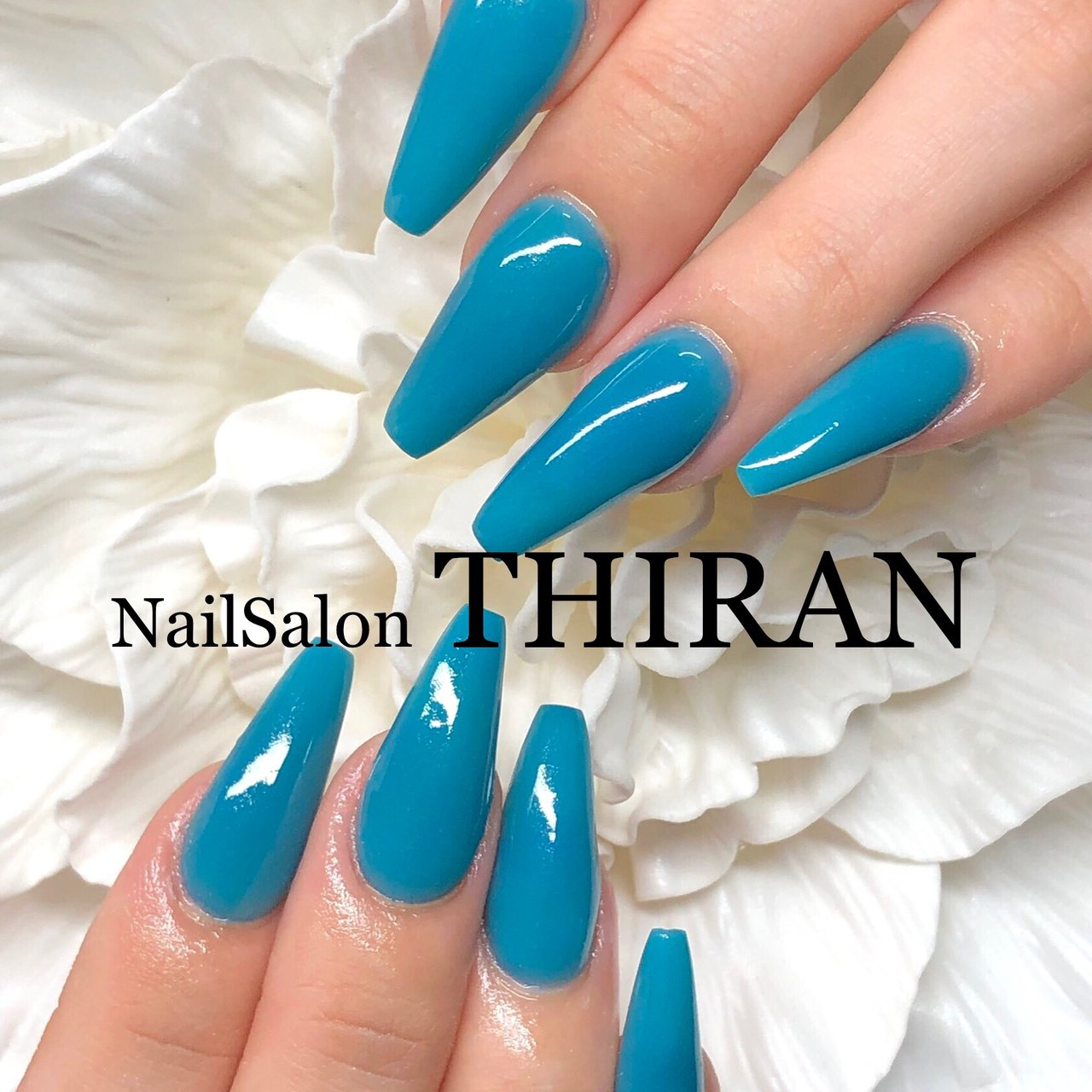 夏 オールシーズン ハンド シンプル ワンカラー Nailsalon Thiranのネイルデザイン No ネイルブック