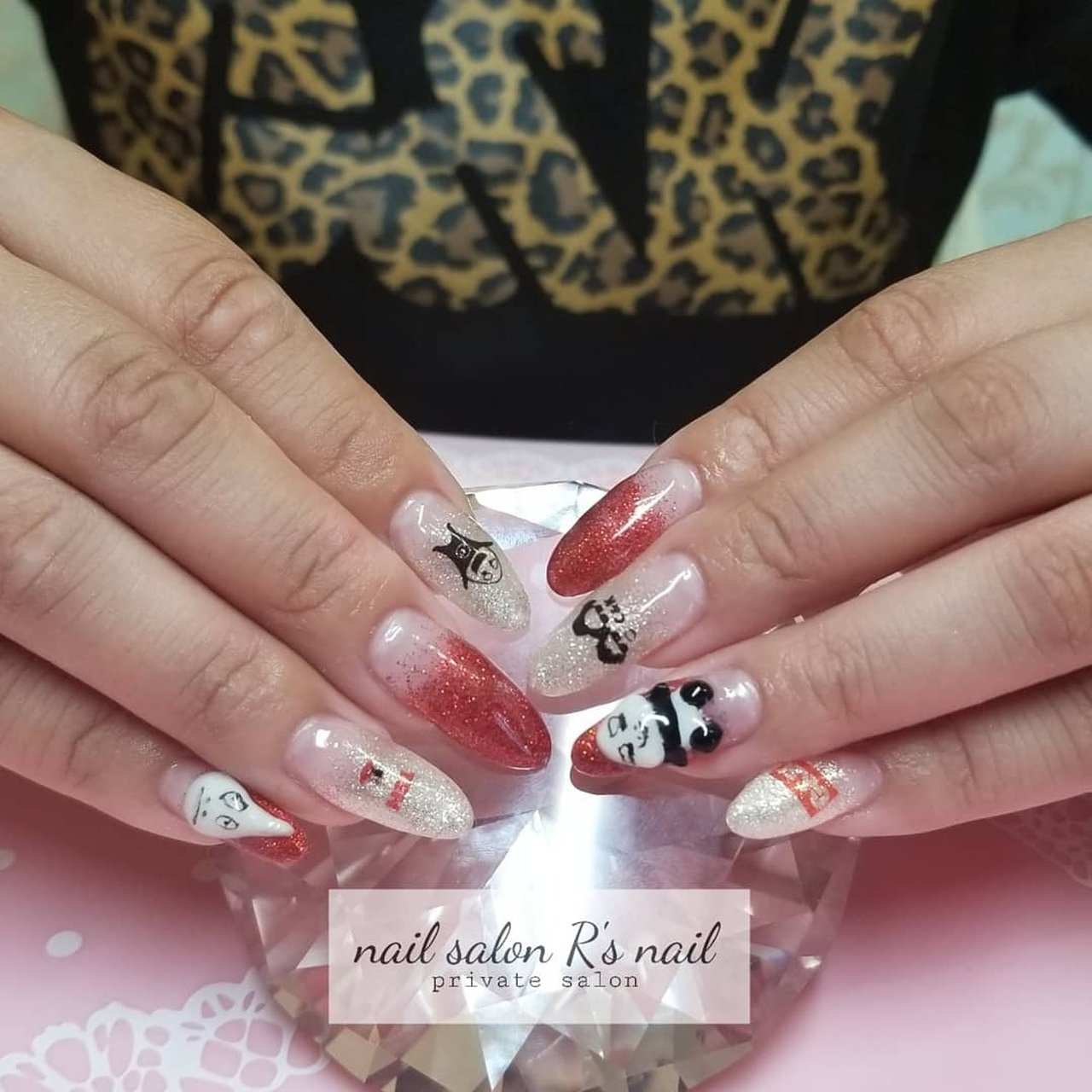 ライブ ハンド グラデーション ラメ キャラクター R3nailのネイルデザイン No 4398757 ネイルブック