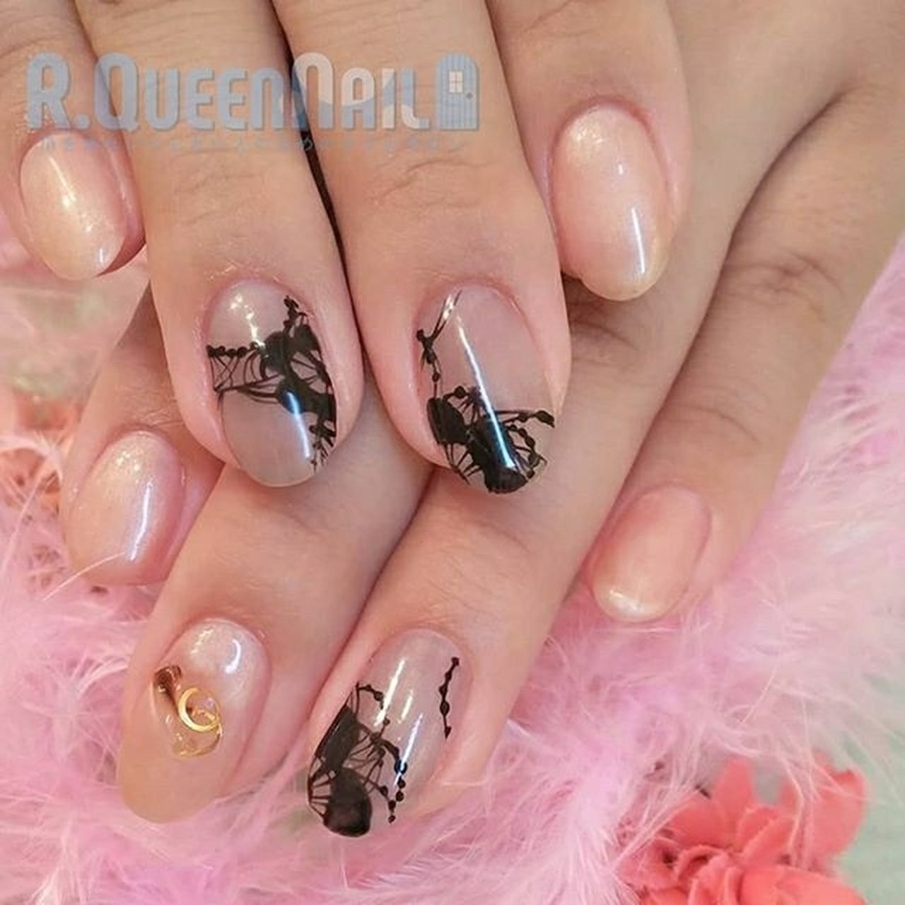 オールシーズン 浴衣 デート ハンド シンプル 今村しほり 千葉 R Queennailのネイルデザイン No ネイルブック