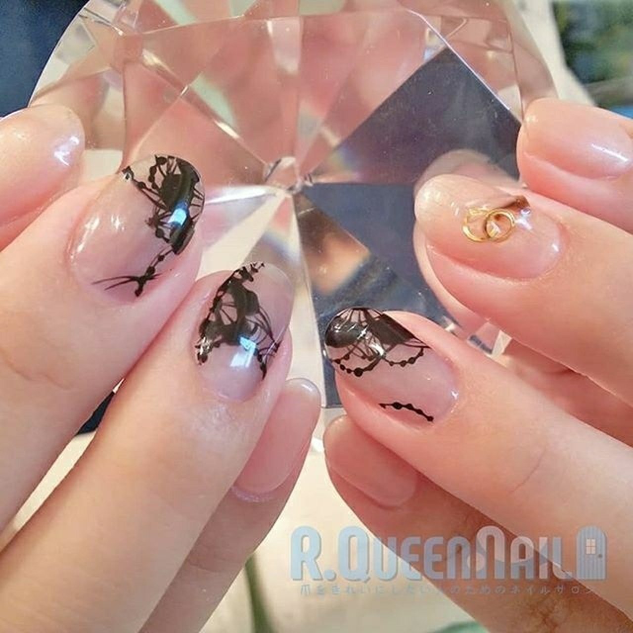 オールシーズン 浴衣 デート ハンド シンプル 今村しほり 千葉 R Queennailのネイルデザイン No ネイルブック