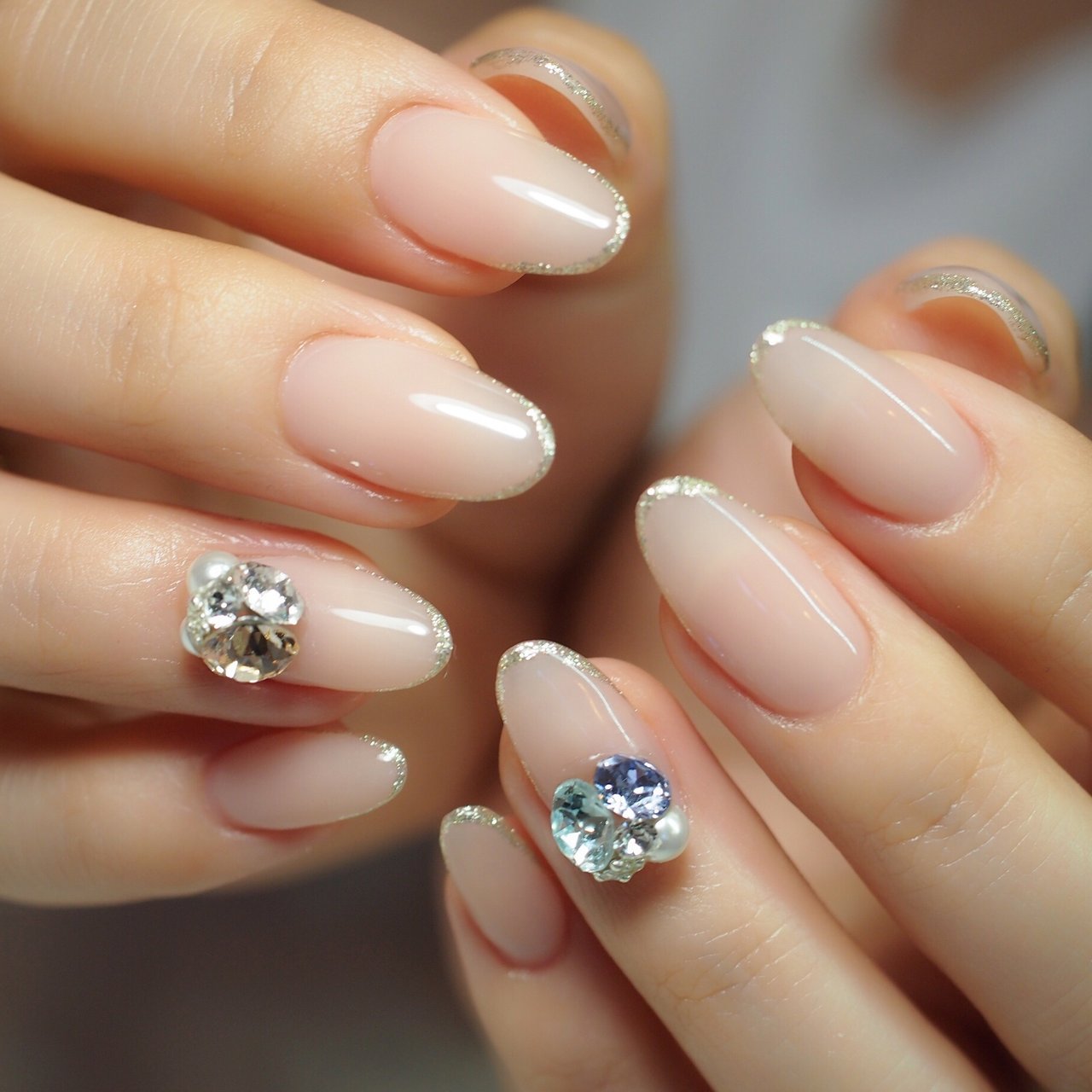 オールシーズン ブライダル パーティー デート ハンド Muguet Nailsのネイルデザイン No ネイルブック