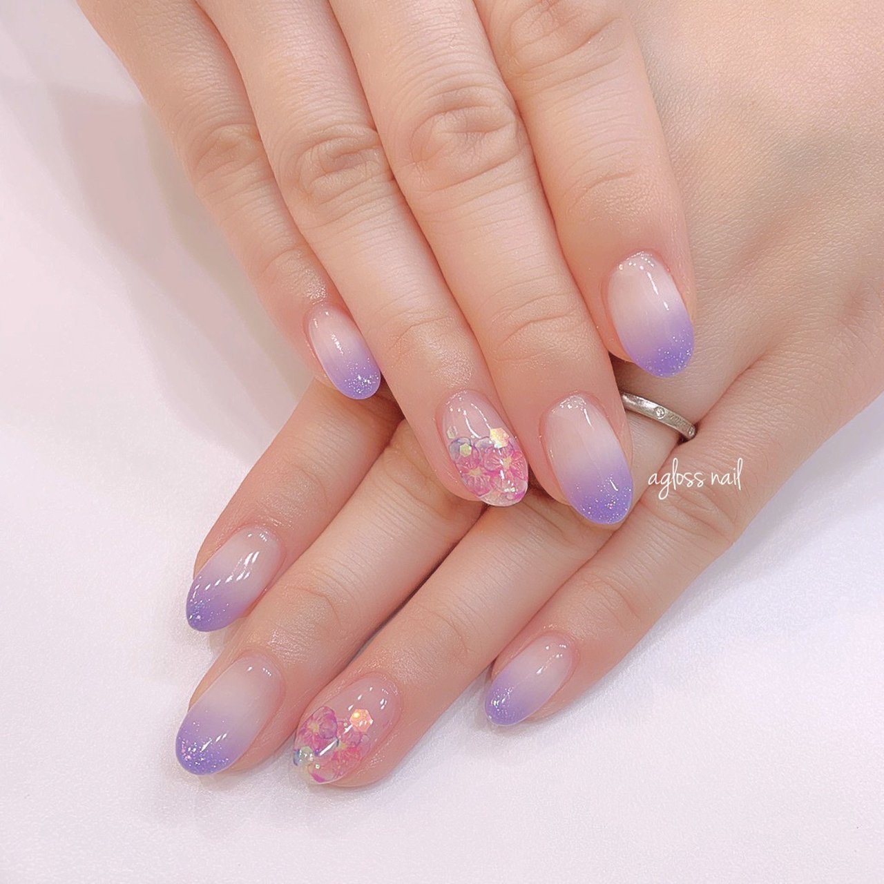 梅雨/七夕/浴衣/オフィス/ハンド - agloss nailのネイルデザイン[No