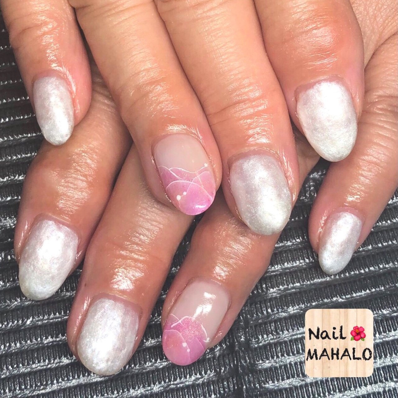 オールシーズン ハンド ワンカラー ショート ホワイト Mahalo21のネイルデザイン No ネイルブック