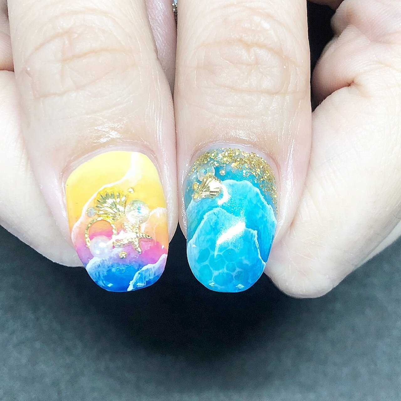 夏 ロング お客様 Maiのネイルデザイン No ネイルブック