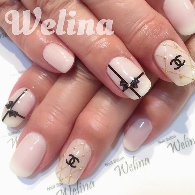 ブランド柄 Welinaのネイルデザイン No ネイルブック