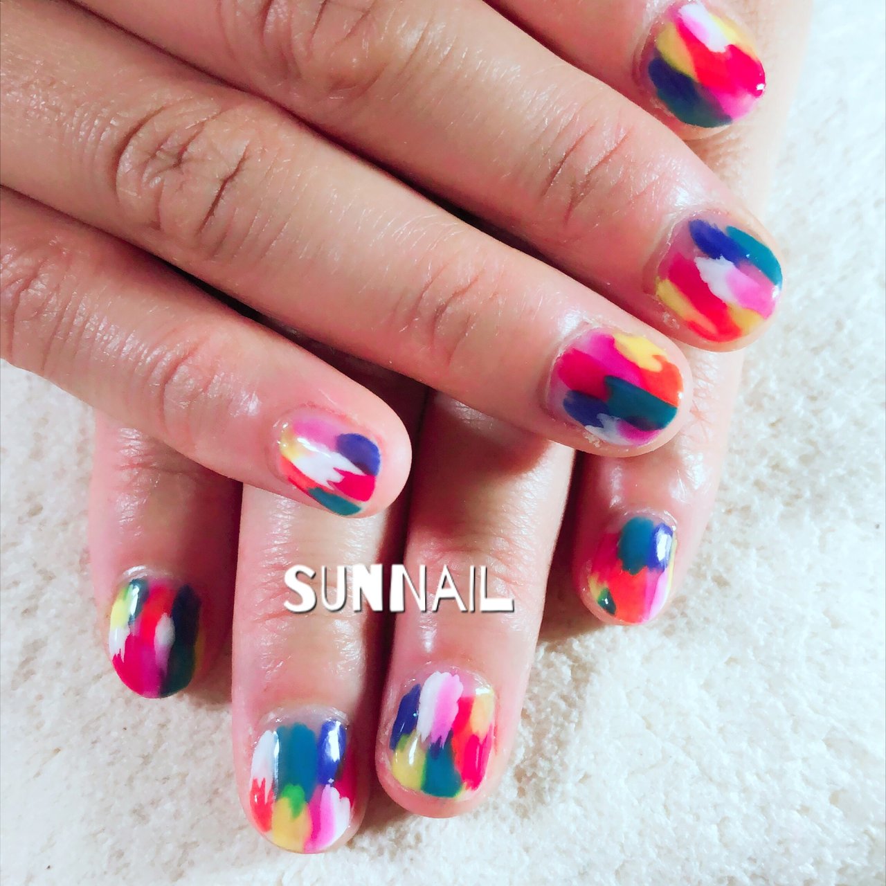 夏 旅行 海 ライブ ハンド Sunnailのネイルデザイン No ネイルブック