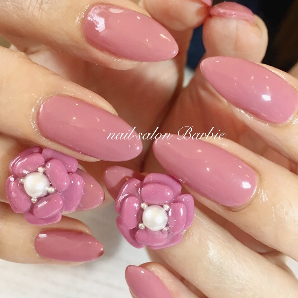 春 夏 オールシーズン バレンタイン ハンド Nailsalon Barbie1101のネイルデザイン No 4413608 ネイルブック