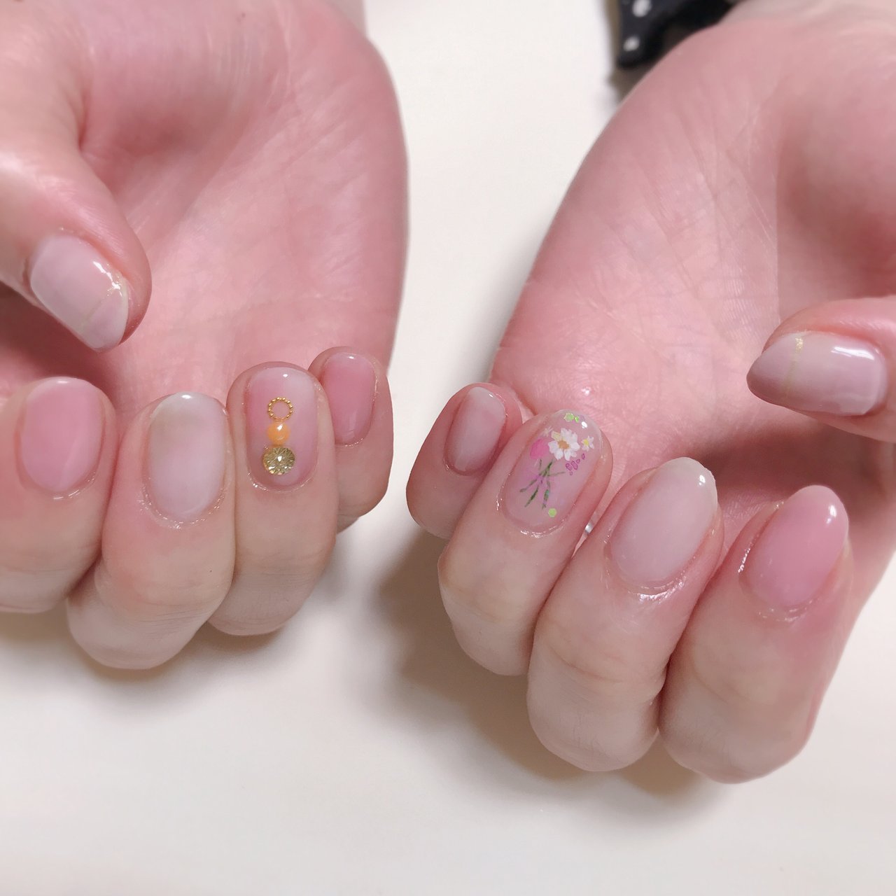 オールシーズン オフィス ブライダル ハンド シンプル 杉村渚のネイルデザイン No ネイルブック