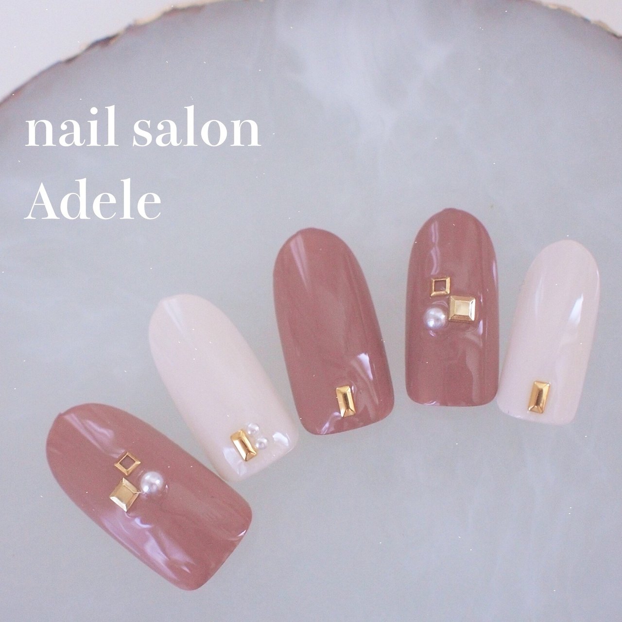 オールシーズン オフィス デート 女子会 ハンド Nail Salon Adeleのネイルデザイン No ネイルブック