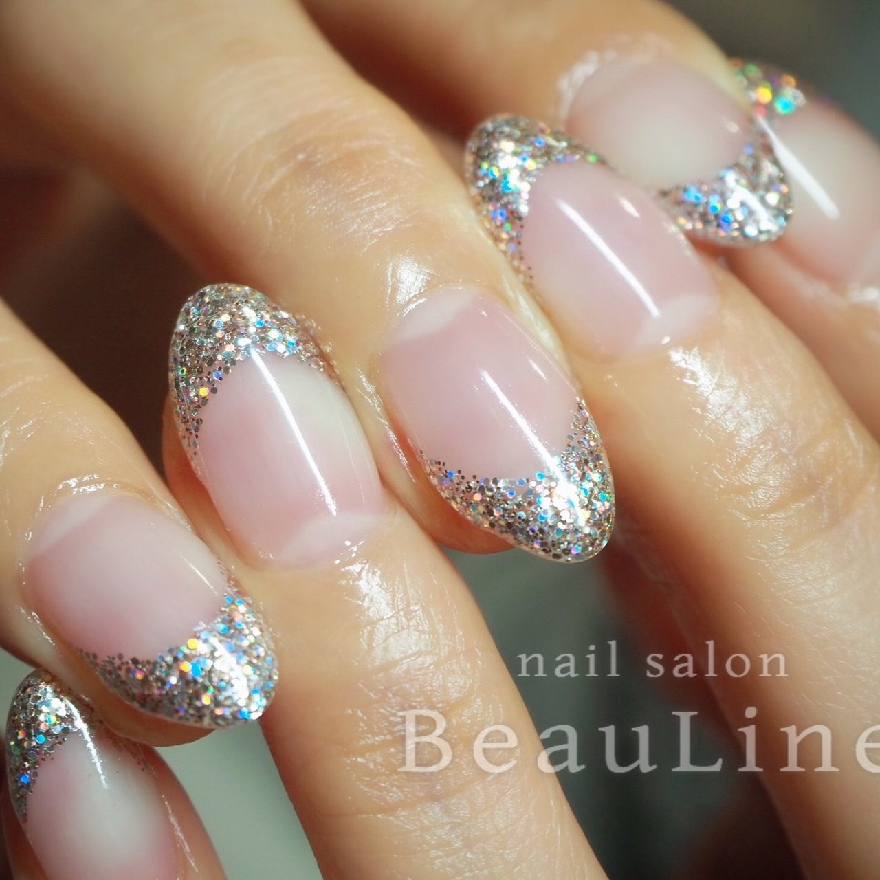 夏 オールシーズン パーティー ハンド フレンチ Nailsalon Beaulineのネイルデザイン No ネイルブック