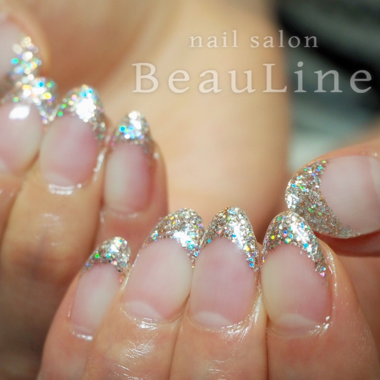 夏 オールシーズン パーティー ハンド フレンチ Nailsalon Beaulineのネイルデザイン No ネイルブック