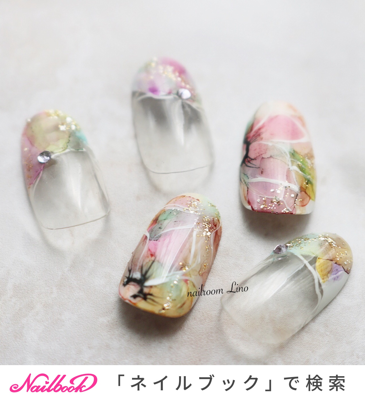 春 夏 海 リゾート ハンド Nail Lino33のネイルデザイン No ネイルブック