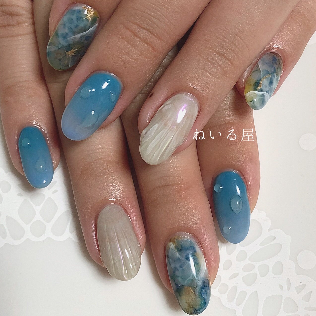 夏 旅行 海 パーティー ハンド Nailya 水口真唯子のネイルデザイン No ネイルブック