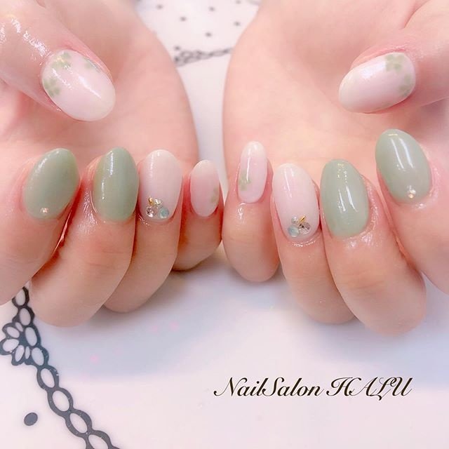 オフィス デート 女子会 ハンド シンプル Nail Haluのネイルデザイン No ネイルブック