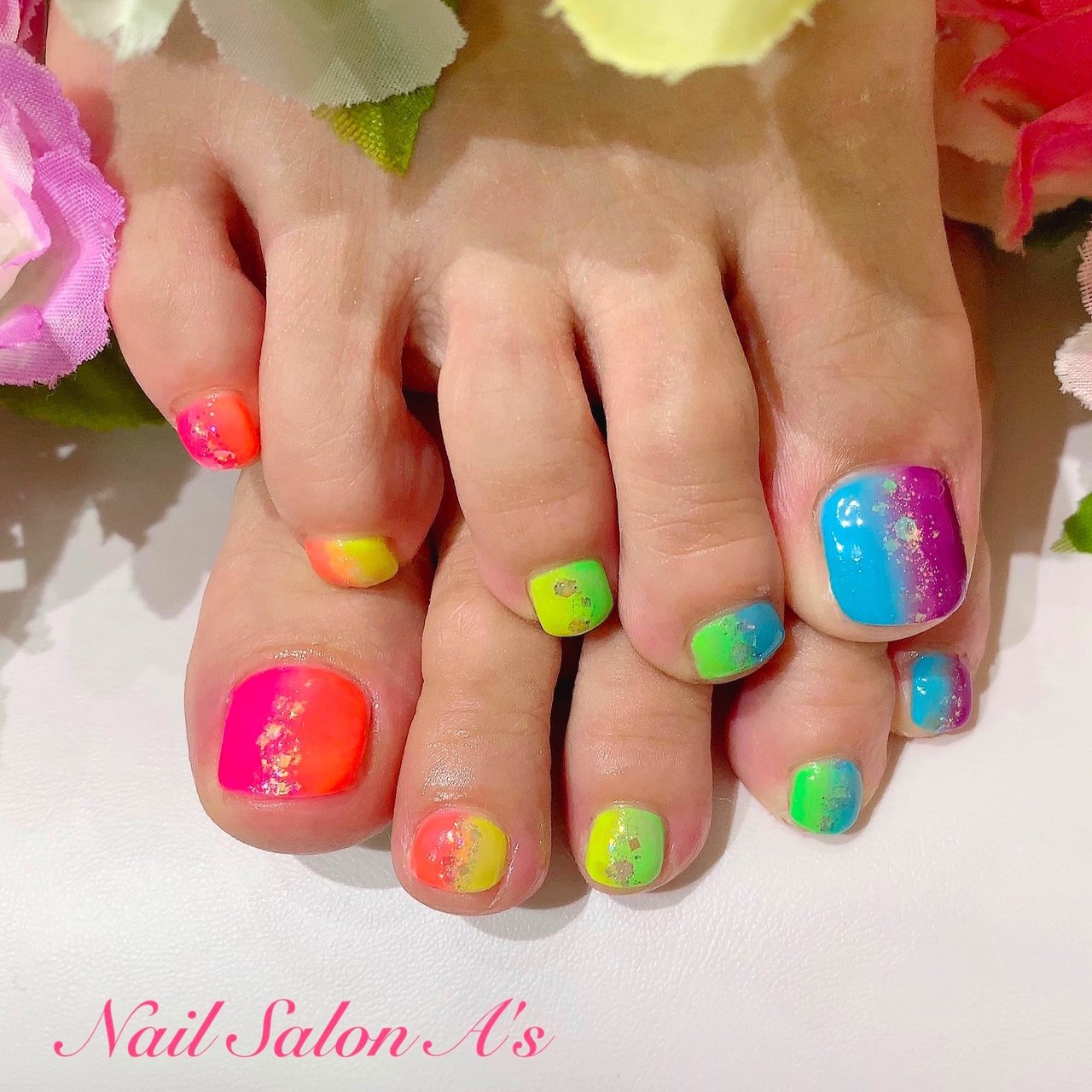 夏 旅行 海 ライブ フット Nailasのネイルデザイン No ネイルブック