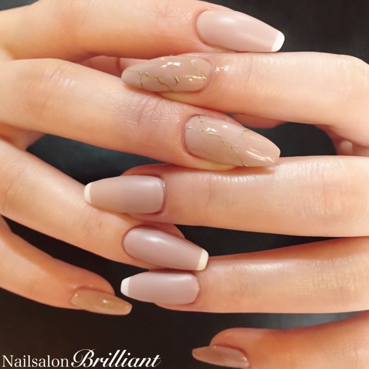 夏 オールシーズン オフィス デート ハンド Nailsalonbrilliantのネイルデザイン No ネイルブック