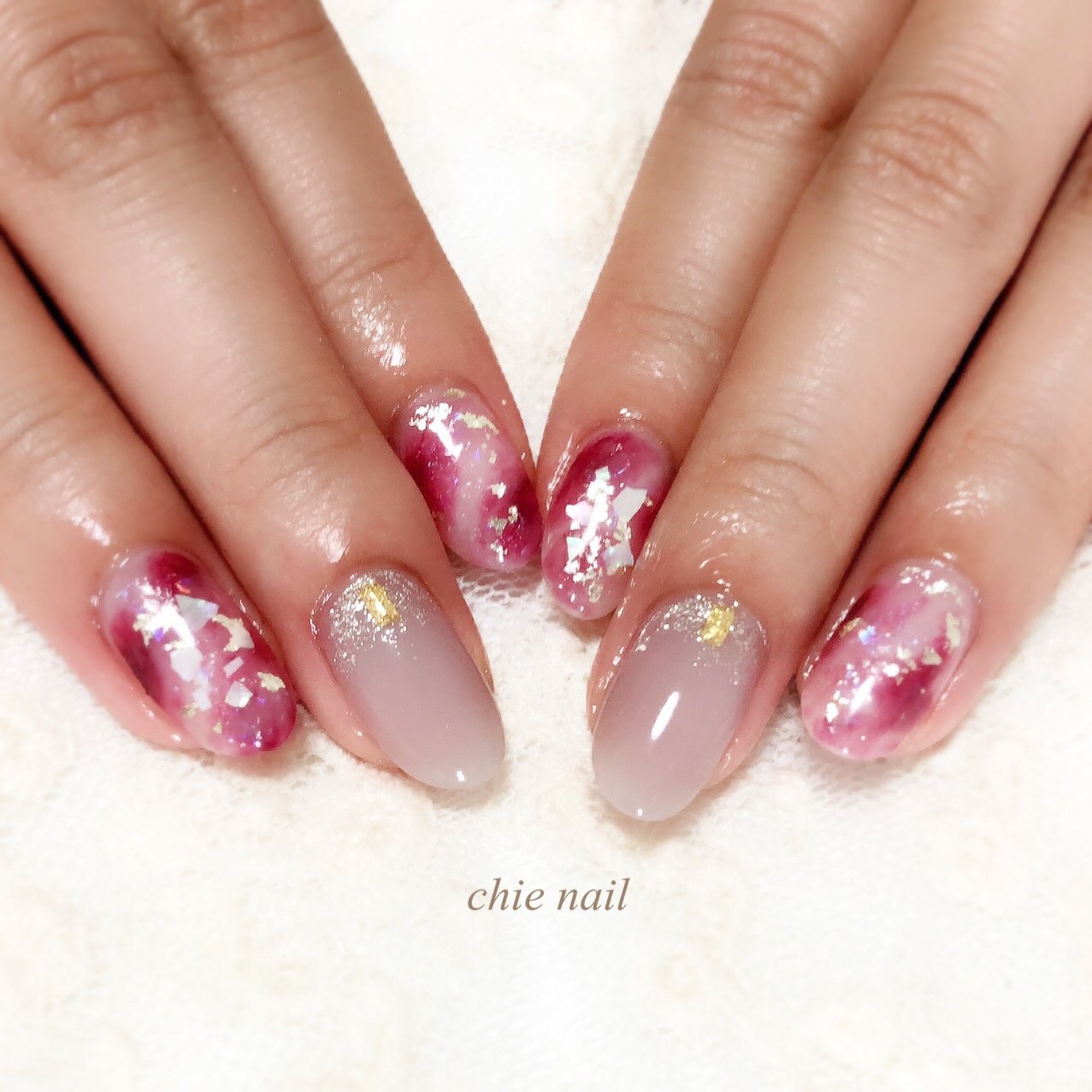 夏 秋 冬 オールシーズン ハンド Chie Nailチエネイルのネイルデザイン No 4426940 ネイルブック