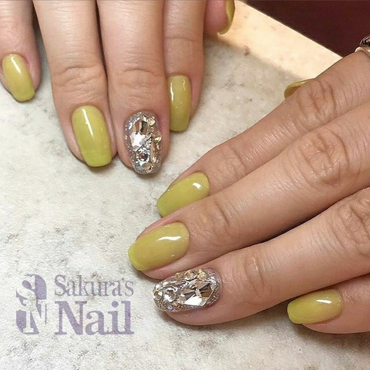 夏 海 リゾート ハンド ビジュー Sakuras Nail Kegoのネイルデザイン No ネイルブック