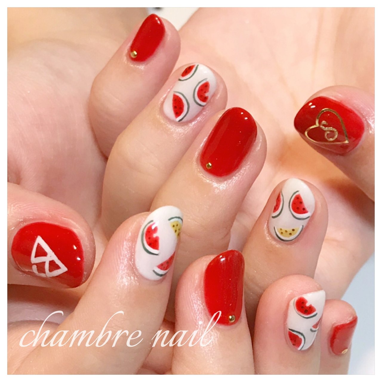 夏 旅行 海 女子会 ハンド Chambre Nailのネイルデザイン No ネイルブック