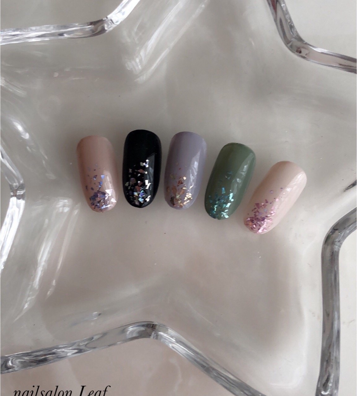 夏 オールシーズン 海 リゾート ハンド Nailsalon Leaf のネイルデザイン No ネイルブック
