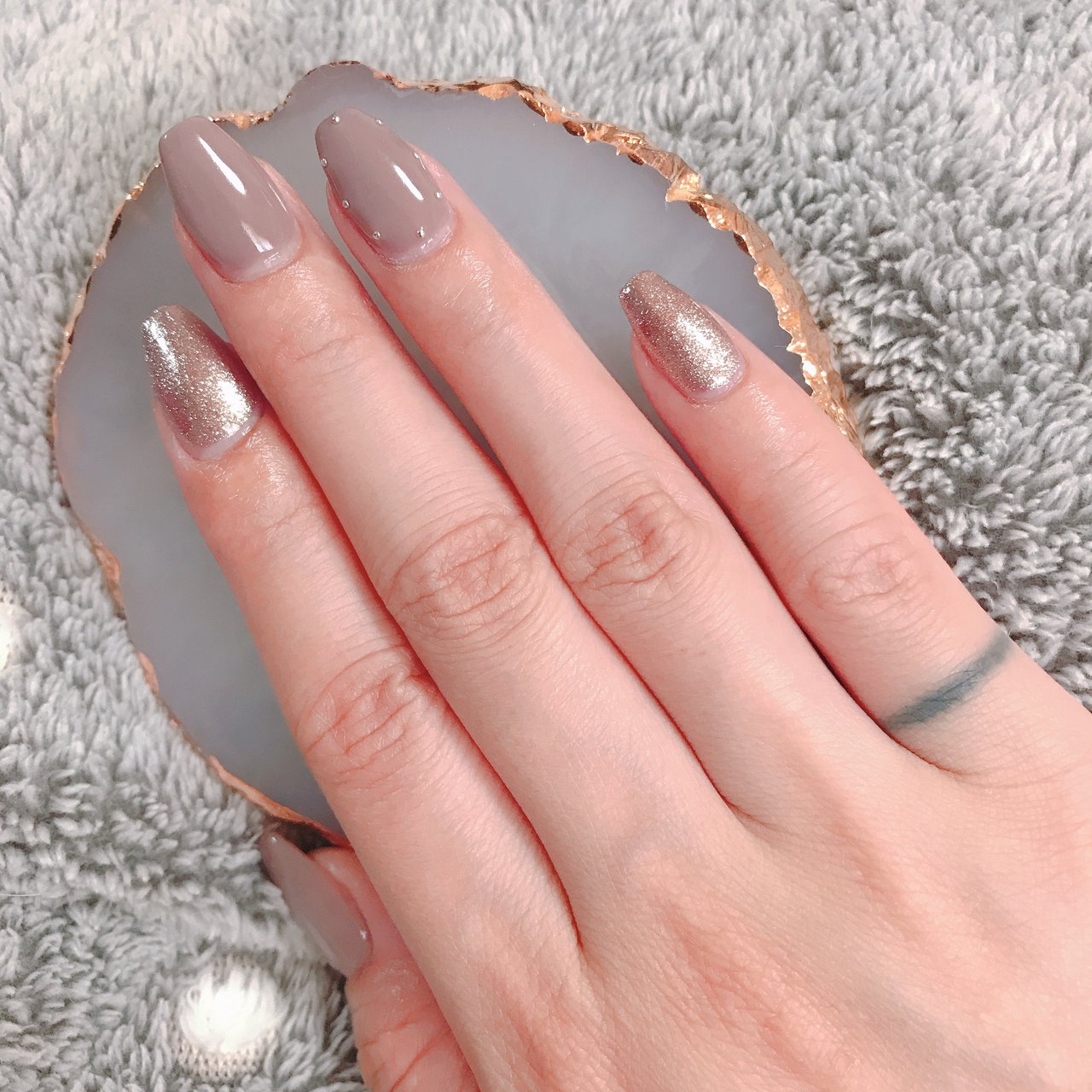 オールシーズン オフィス デート 女子会 ハンド Mosoのネイルデザイン No ネイルブック