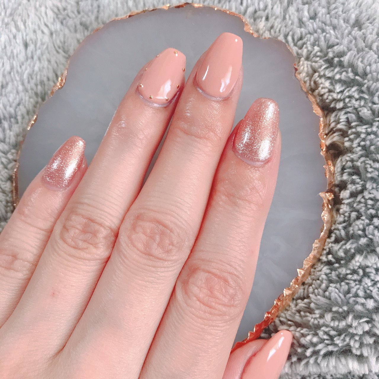 オールシーズン オフィス デート 女子会 ハンド Mosoのネイルデザイン No ネイルブック