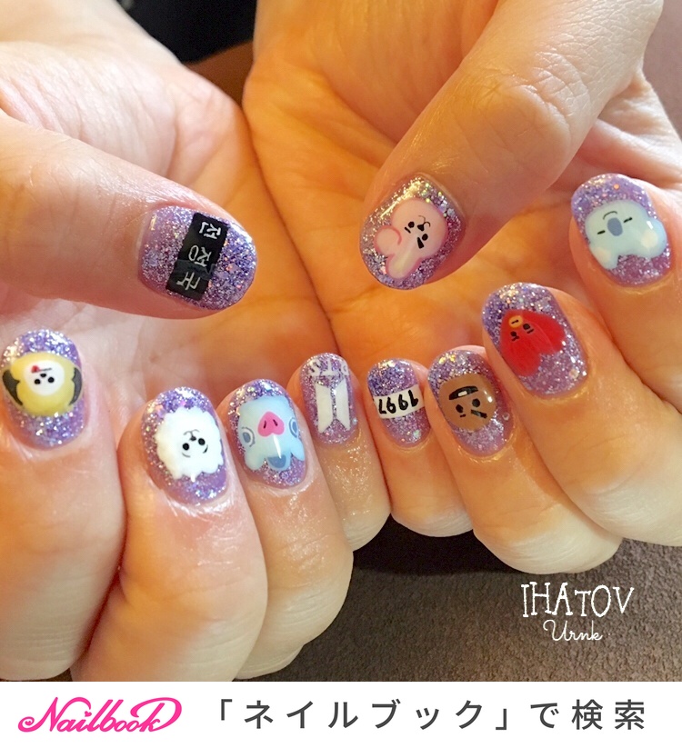 夏 ライブ 女子会 ハンド ラメ Ihatov Nailarts のネイルデザイン No ネイルブック