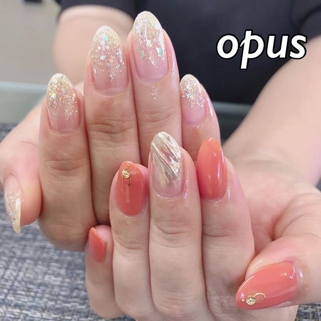 夏 オールシーズン 海 ハンド シンプル Opusのネイルデザイン No ネイルブック