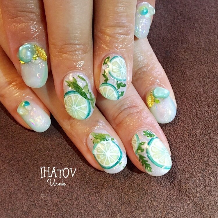 夏 海 リゾート ライブ ハンド Ihatov Nailarts のネイルデザイン No ネイルブック