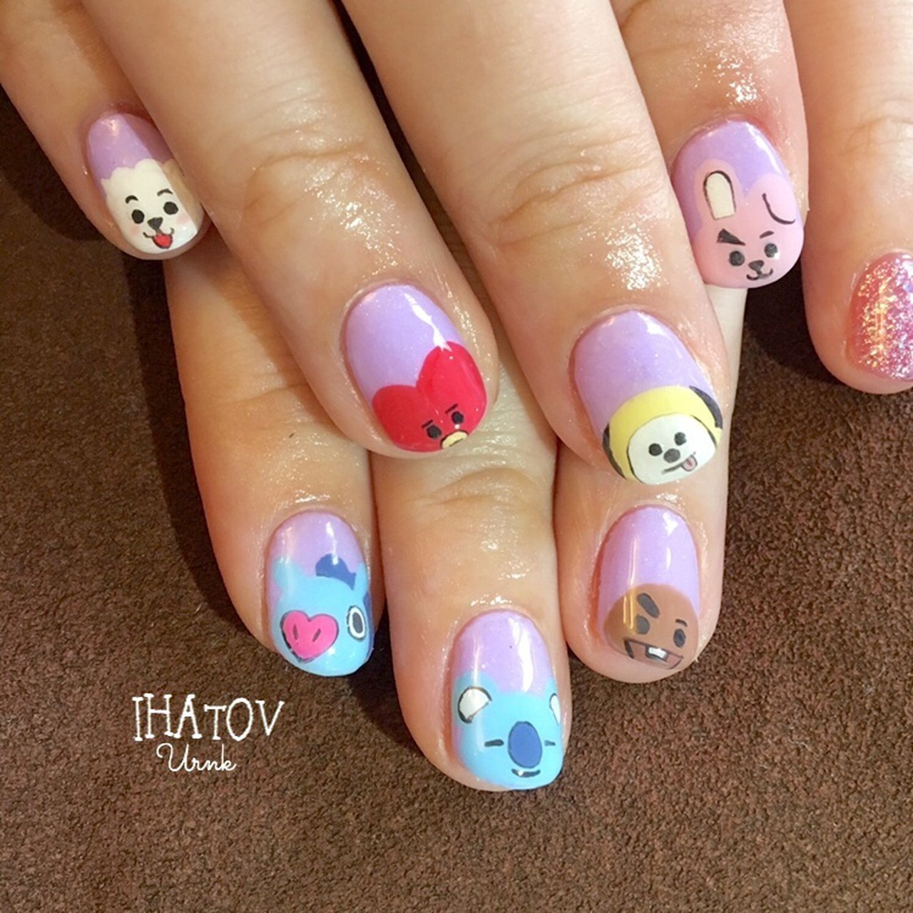 オールシーズン ライブ ハンド ラメ アニマル柄 Ihatov Nailarts のネイルデザイン No ネイルブック
