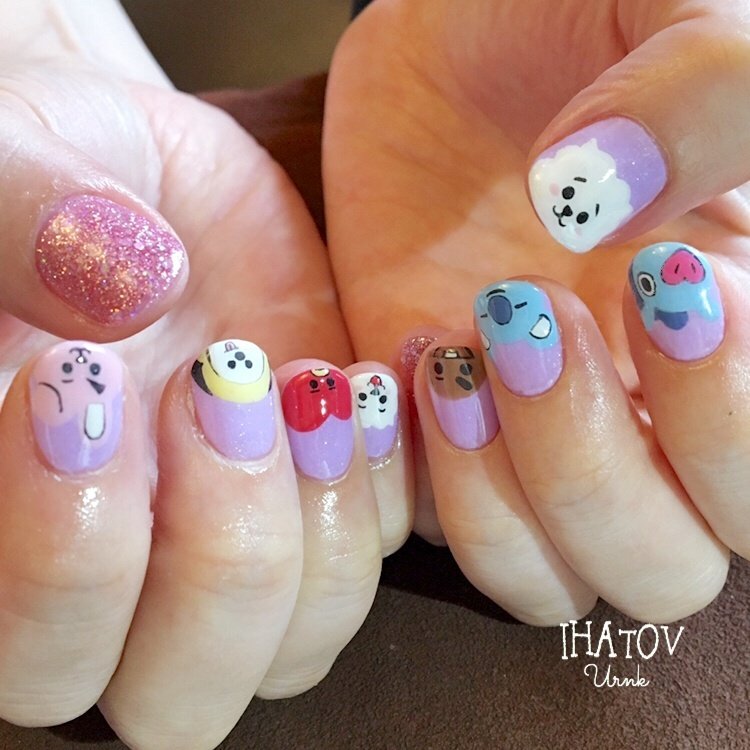 オールシーズン ライブ ハンド ラメ アニマル柄 Ihatov Nailarts のネイルデザイン No ネイルブック