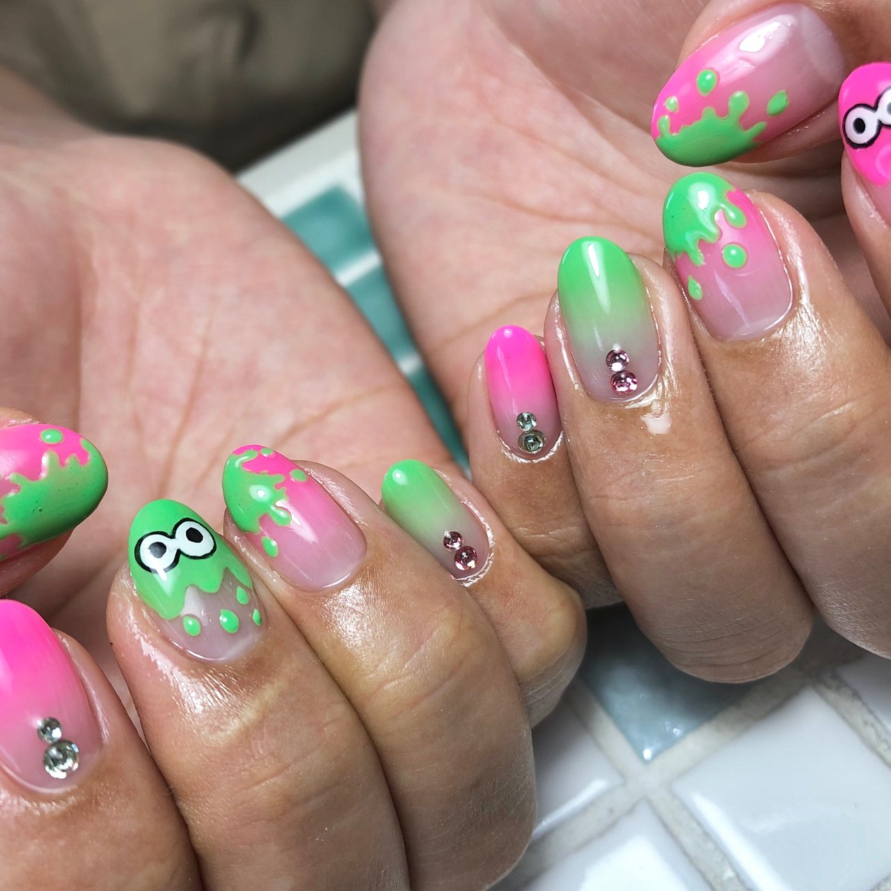 夏 オールシーズン パーティー ハンド グラデーション Sugawara0107のネイルデザイン No ネイルブック