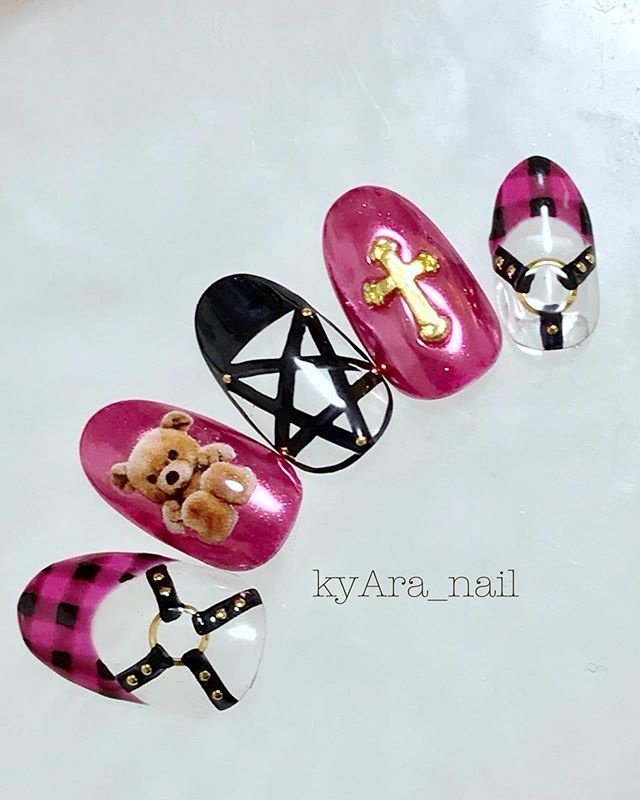 オールシーズン ライブ ハロウィン クリスマス ハンド Kyara Nailのネイルデザイン No ネイルブック