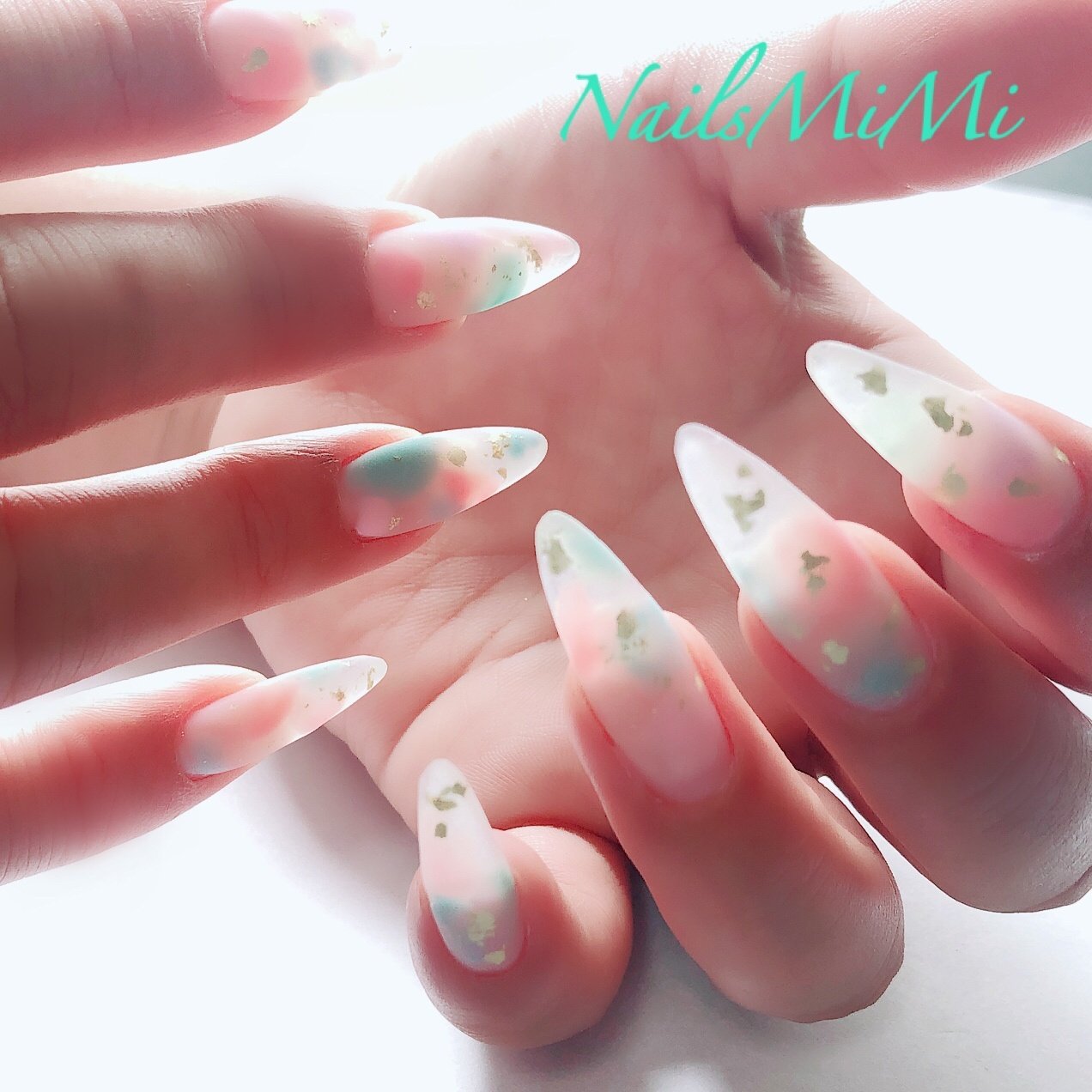 春 夏 ハンド シースルー ニュアンス Nails Mimiのネイルデザイン No ネイルブック