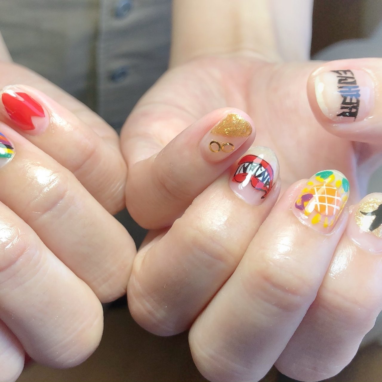 オールシーズン ライブ ハンド イニシャル ショート Y Nail 4753のネイルデザイン No ネイルブック