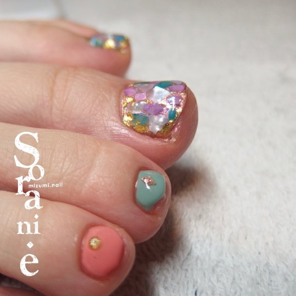 フット ジェル お客様 Mizumi Sorani E のネイルデザイン No ネイルブック
