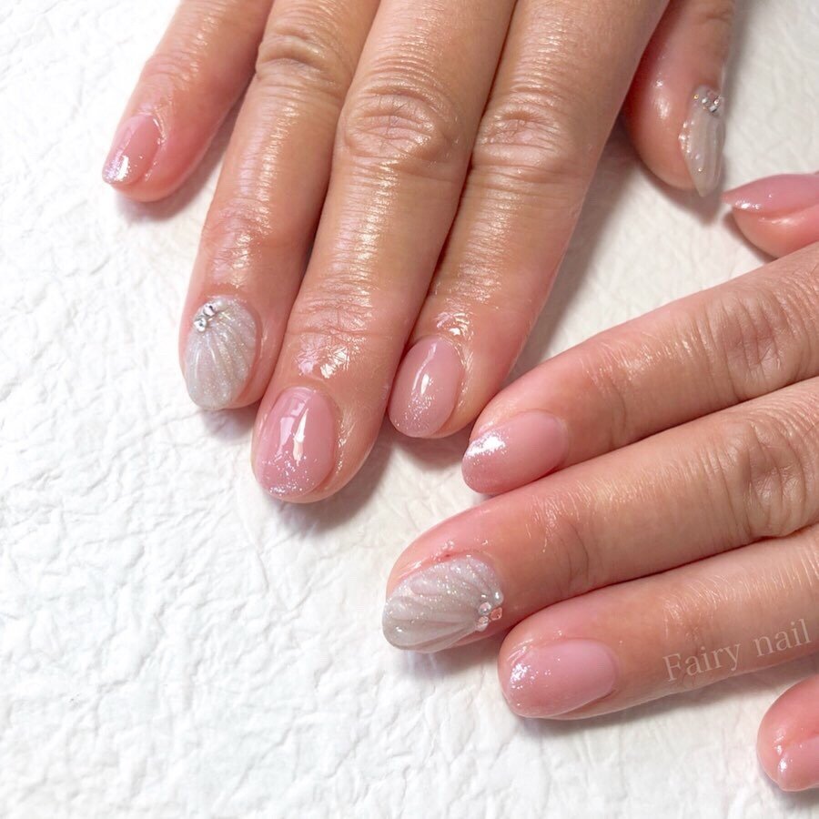 夏 海 リゾート ハンド 人魚の鱗 Fairy Nailのネイルデザイン No ネイルブック