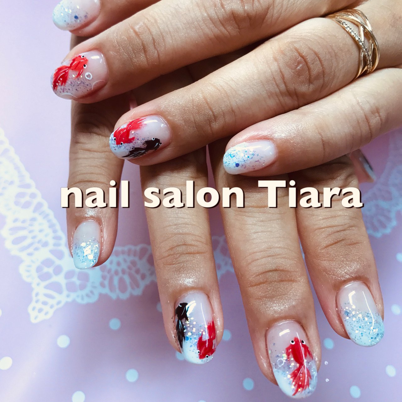 夏 ハンド ホワイト ジェルネイル お客様 Nail Salon Tiaraのネイルデザイン No ネイルブック