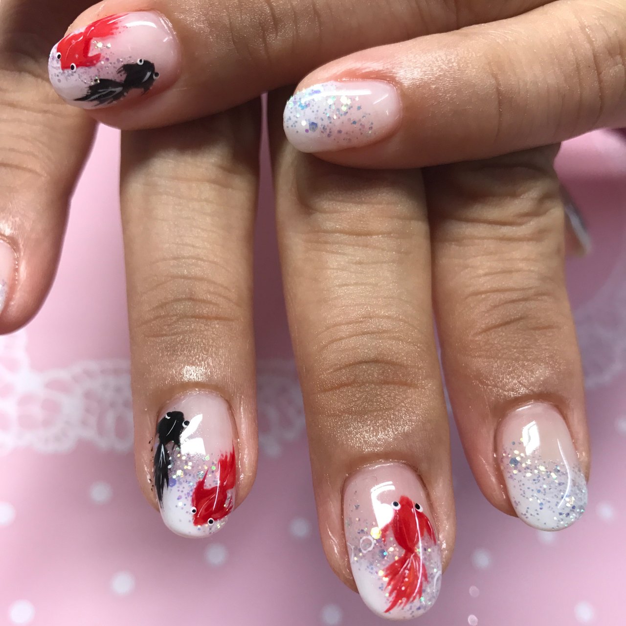 夏 ハンド ホワイト ジェルネイル お客様 Nail Salon Tiaraのネイルデザイン No ネイルブック