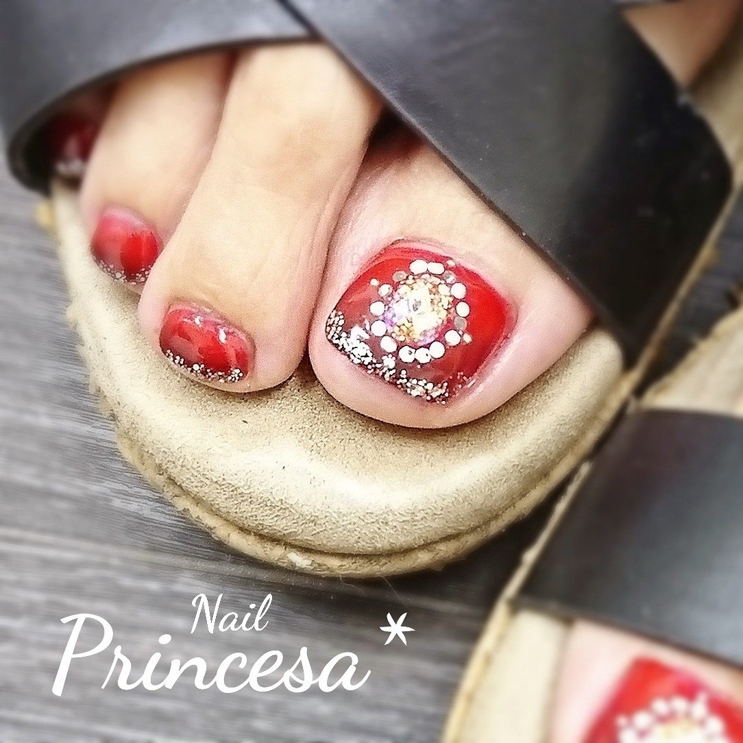 夏 旅行 海 デート フット Nail Princesaのネイルデザイン No ネイルブック