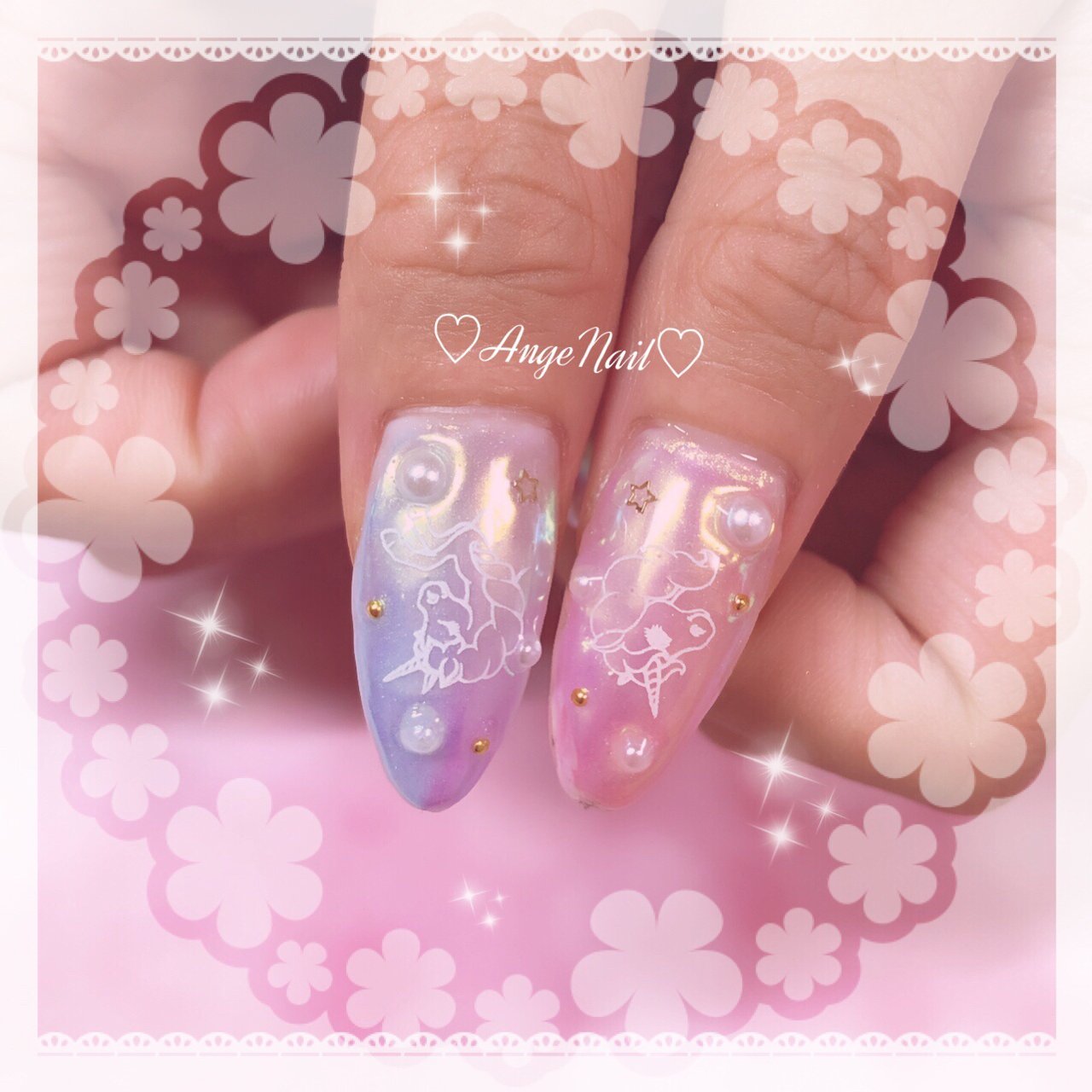 春 夏 七夕 ハンド シェル Angenailのネイルデザイン No ネイルブック