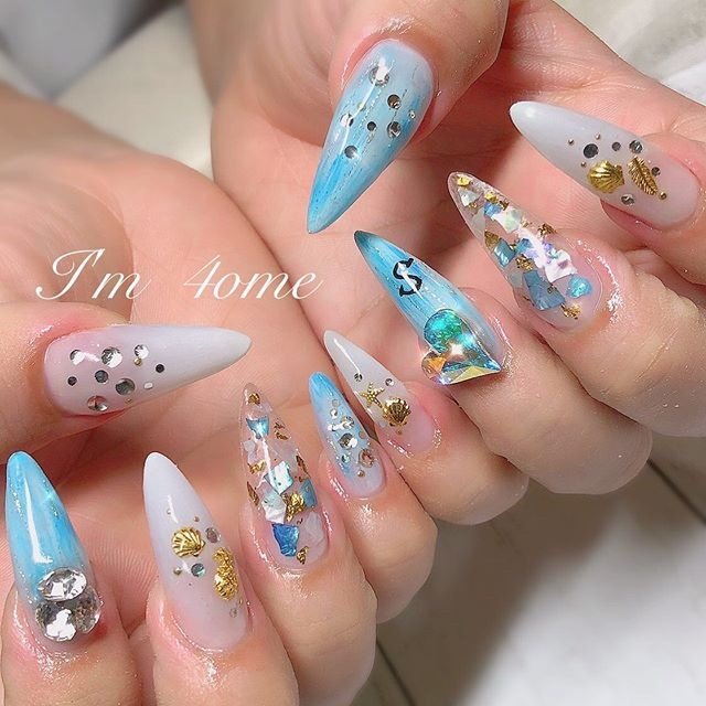 夏 旅行 海 リゾート ハンド Hitomiのネイルデザイン No ネイルブック