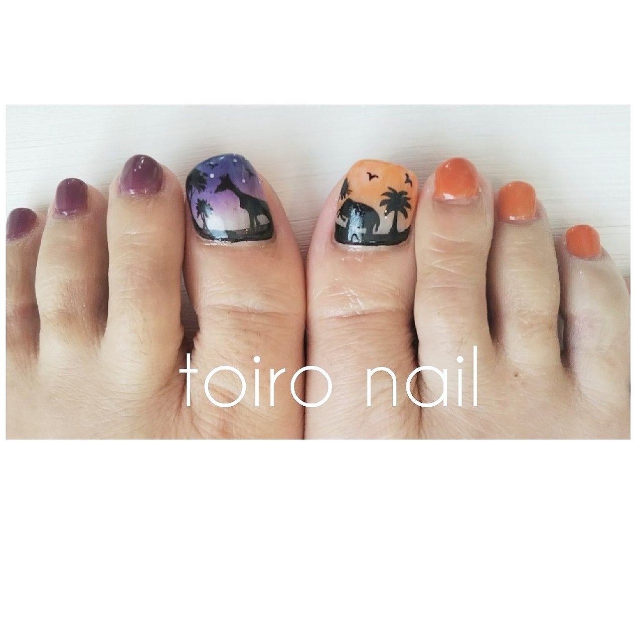 夏 海 リゾート ライブ フット Toironail58のネイルデザイン No ネイルブック