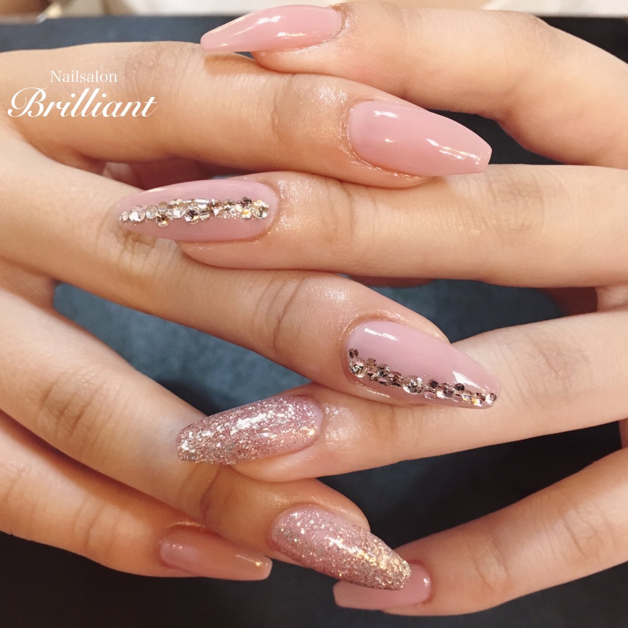 夏 オールシーズン オフィス デート ハンド Nailsalonbrilliantのネイルデザイン No ネイルブック