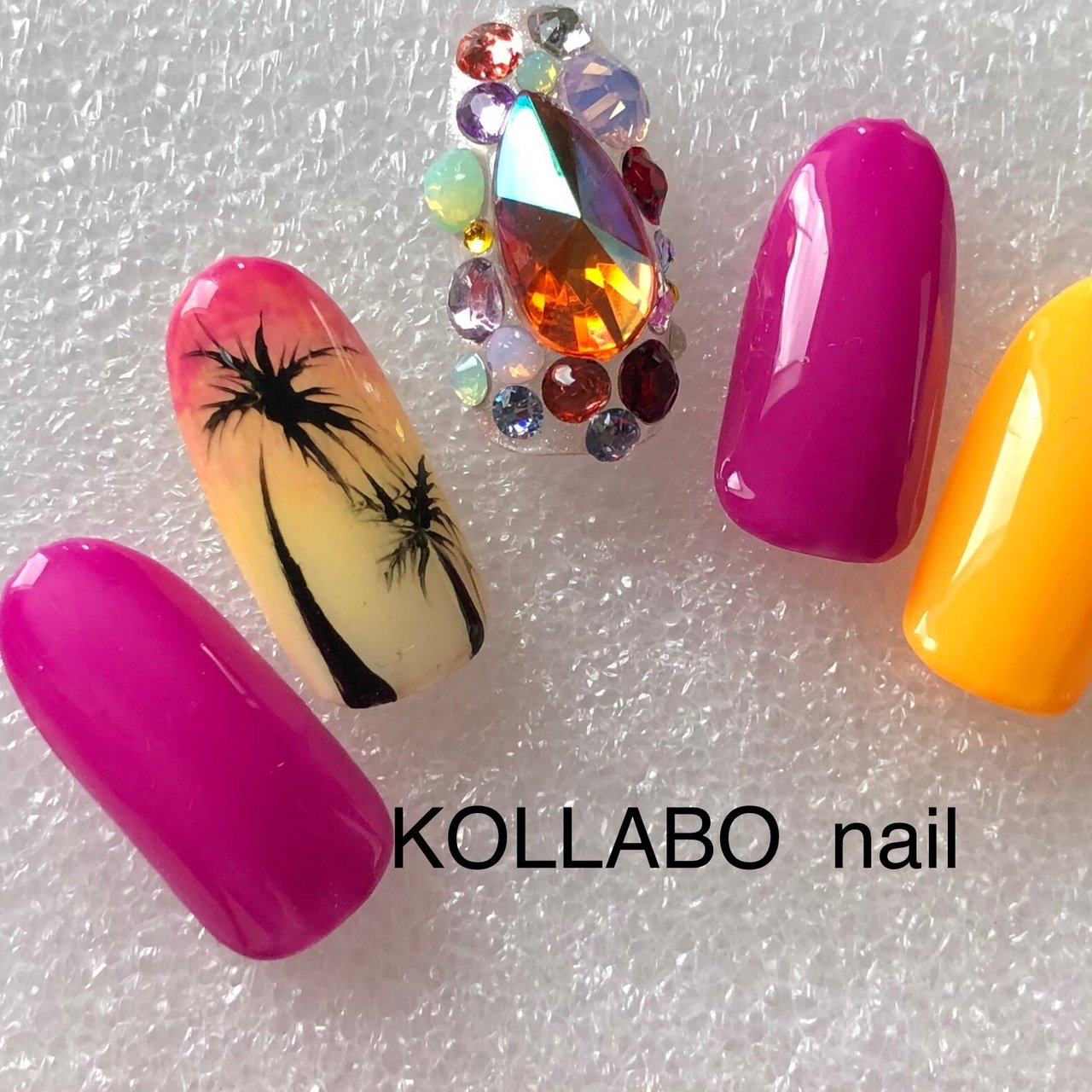 夏 旅行 海 リゾート グラデーション Kollabo Nailのネイルデザイン No ネイルブック