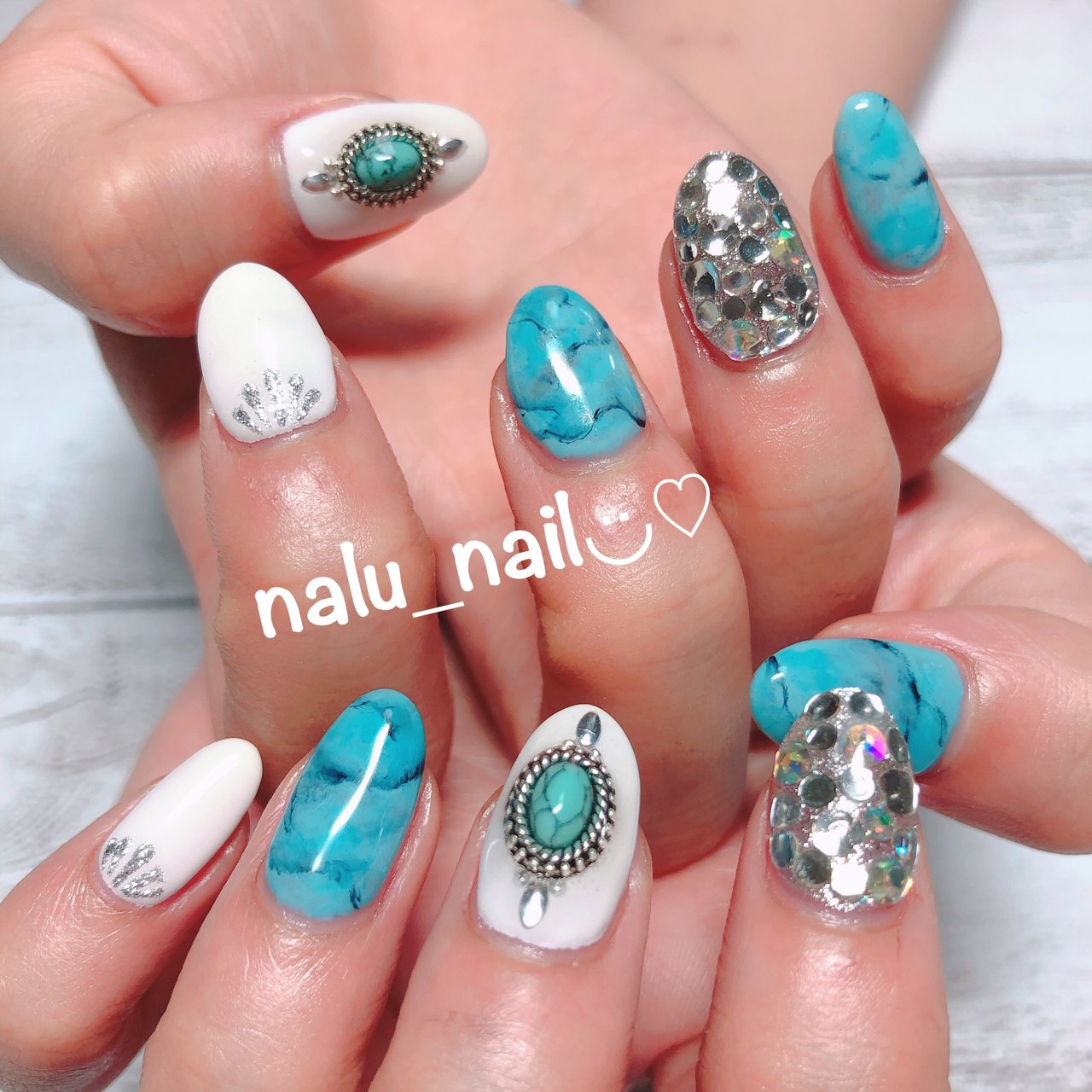 夏 海 デート 女子会 ハンド Nail Salon 33 Mimi 我孫子店のネイルデザイン No ネイルブック