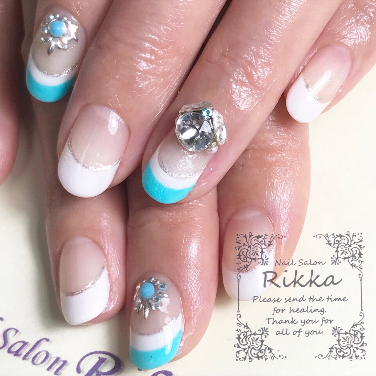 夏 旅行 海 リゾート ハンド Nailsalon Rikkaのネイルデザイン No ネイルブック