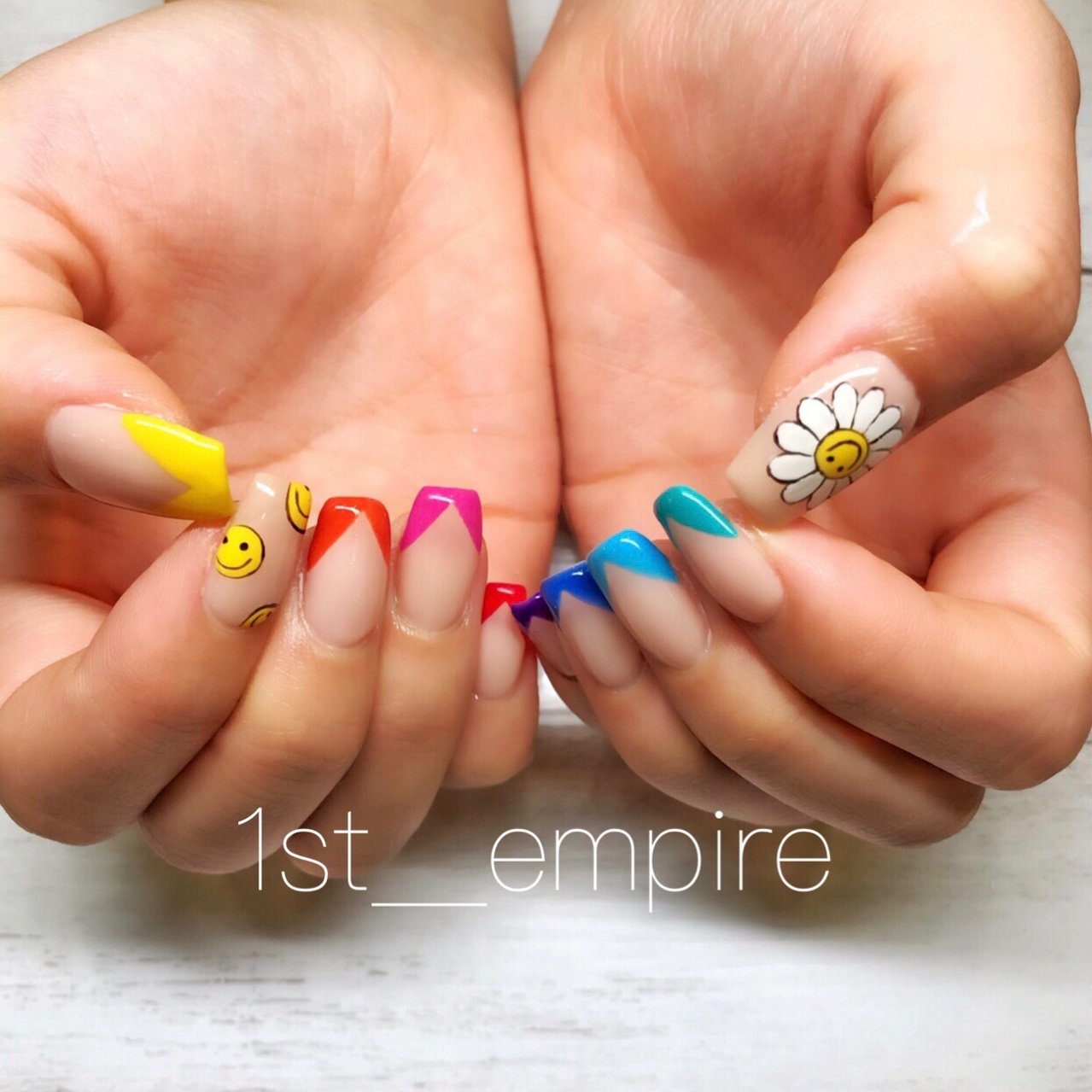 夏 オールシーズン 海 リゾート ハンド 1st Empire Sahoのネイルデザイン No ネイルブック