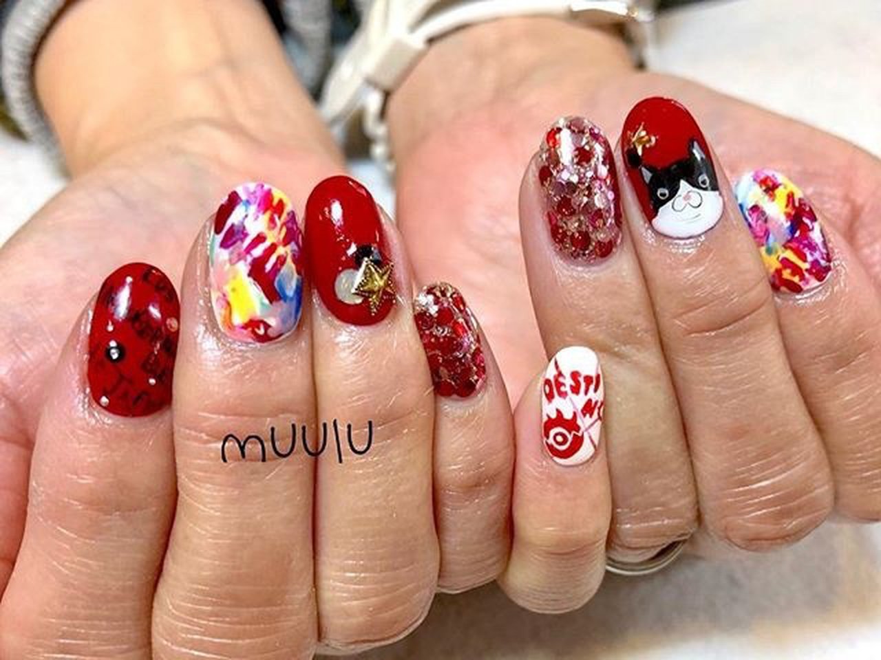夏 冬 オールシーズン スポーツ ハンド Nailsalon Muuluのネイルデザイン No ネイルブック