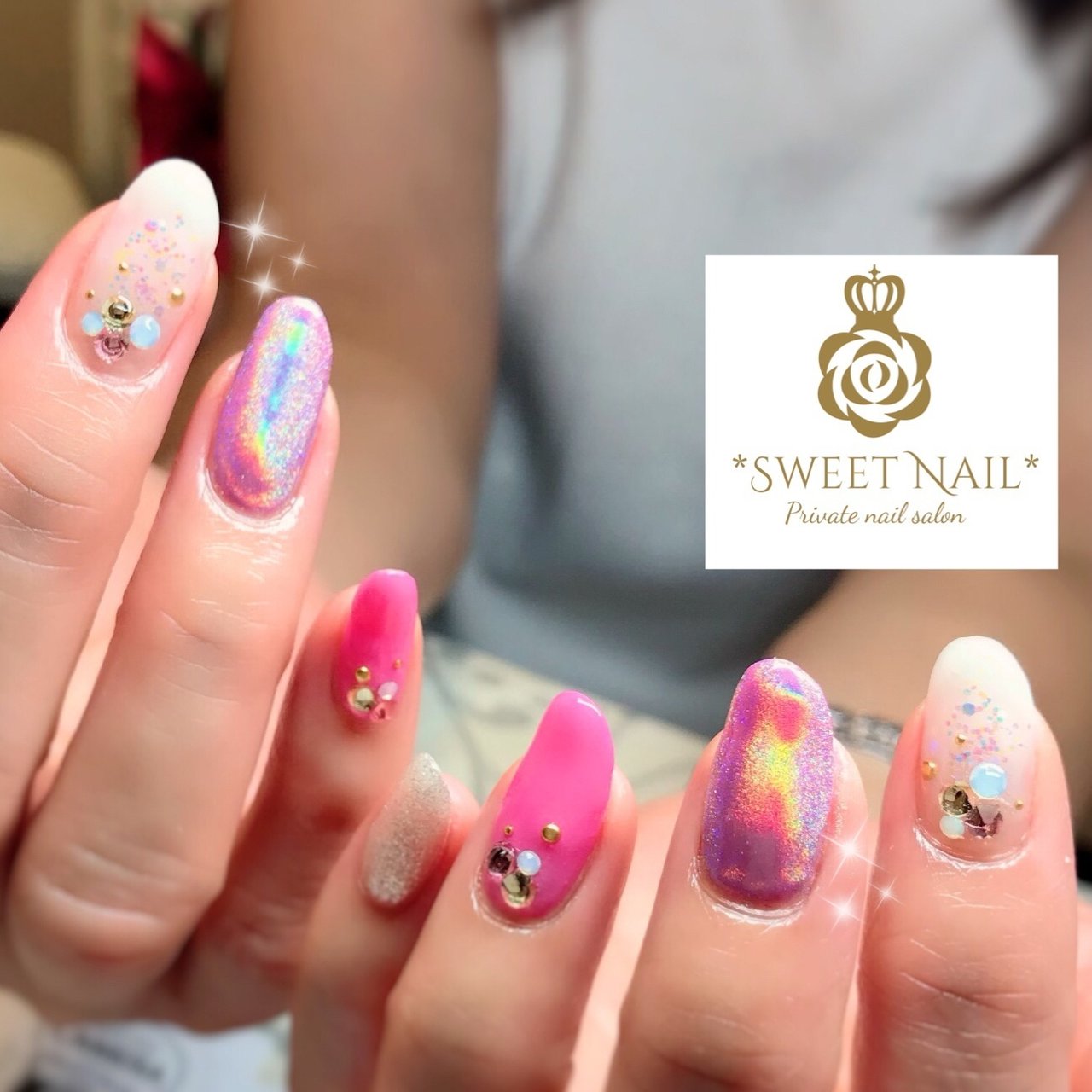 夏 オールシーズン 海 パーティー ハンド 大阪府八尾市ネイルサロン Sweet Nail のネイルデザイン No ネイルブック